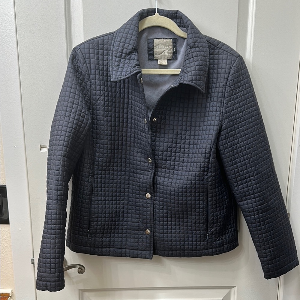 Blueish Gray Quilted Jacket